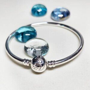 Pandora x Disney Lion King Simba Clasp Bangle Sterling Silver Retired New Other